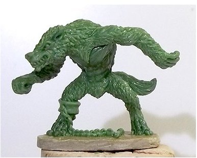 1/100th scale Wolf-ogre for Rebel Minis.