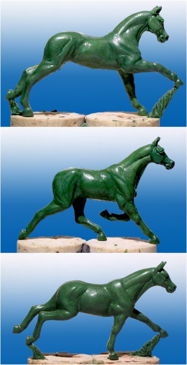 Arab horses in 1/56 scale